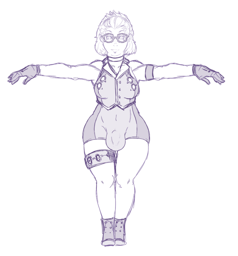 red-winged-angel:  Revamped Lisa’s uniform to look more sci-fi-y and push the semi-swimsuit