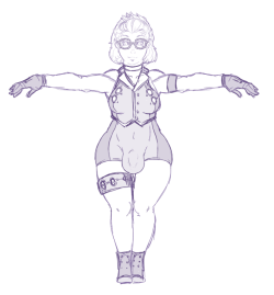 Red-Winged-Angel:  Revamped Lisa’s Uniform To Look More Sci-Fi-Y And Push The Semi-Swimsuit