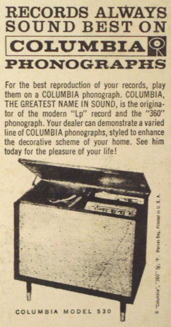 Columbia Phonograph, Model 530 [Circa ‘1950] 