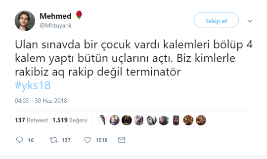 GELENEKSEL 2018 YKS TWEETLERİ