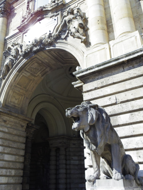 My trip to Budapest -Castle and Funicular-ライオンが至る所に。プラハ滞在中に聞いたのですが、当時は実際にライオンを飼っていたとか、、ブダ城もそうだったのでしょ
