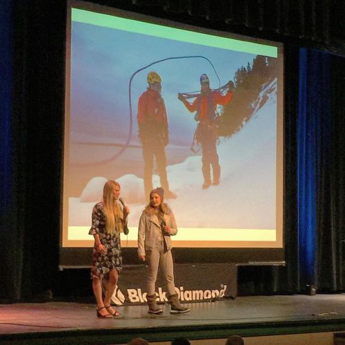 @sashadigiulian and @angela_vanwiemeersch presenting at the @michiganicefest a few years ago. Sharin