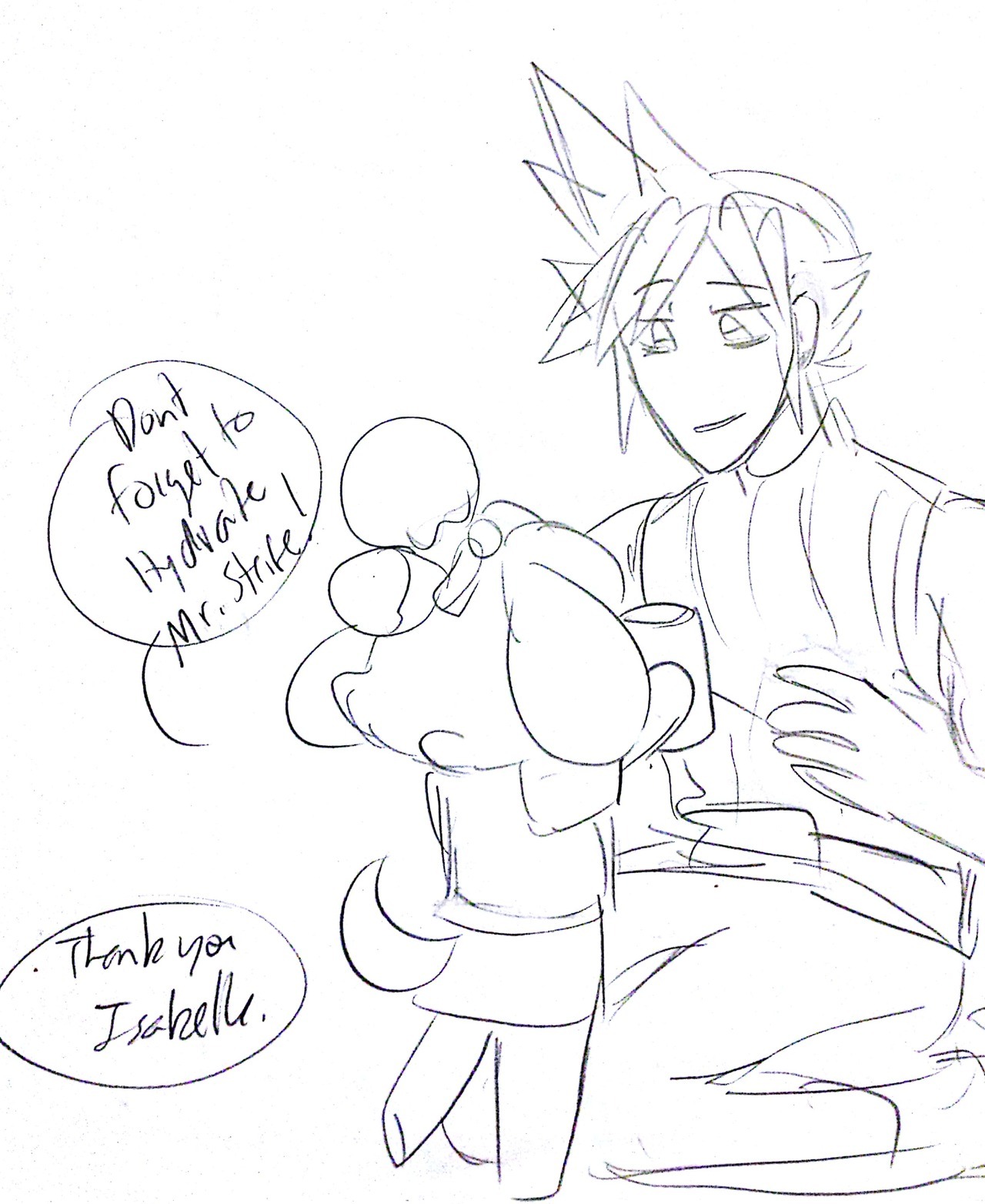 scribblehooves:  Local ex-soldier and friendly dog become friends.