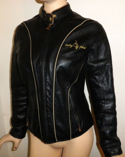 hailneaux:Vintage Baby Phat leather biker jackets