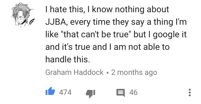 begformurrcy: JoJo isn’t about the destination, it’s the journey