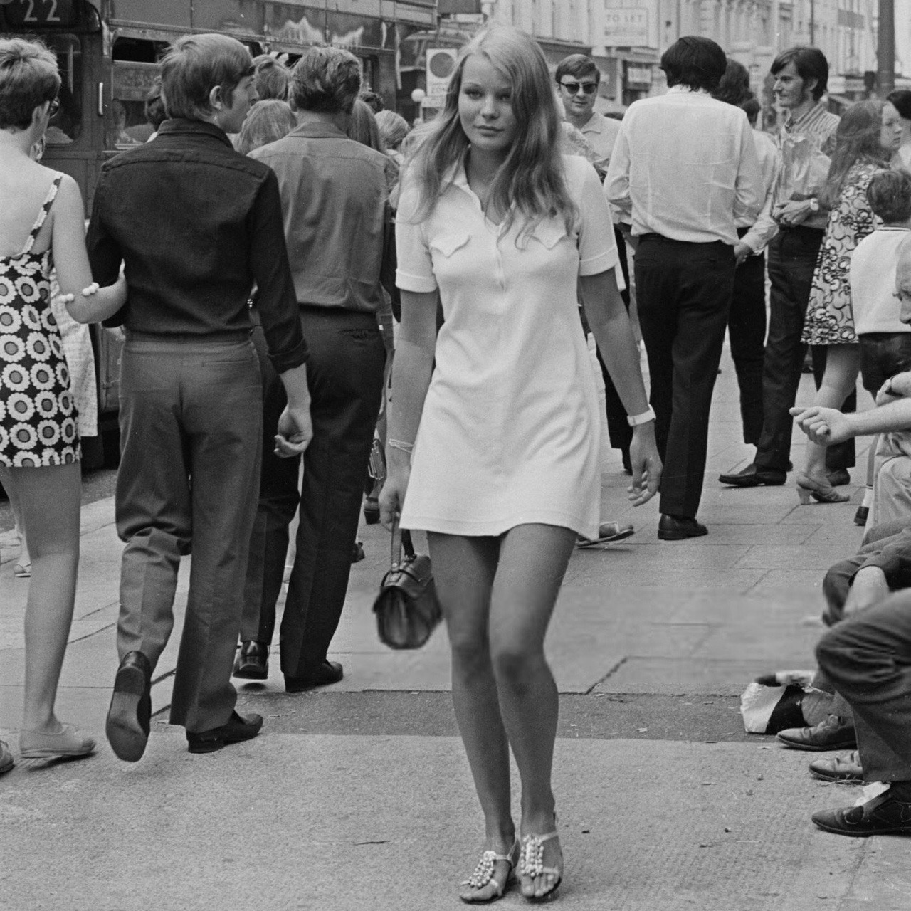 Sixties — Swinging London. King's Road, London, UK, June...