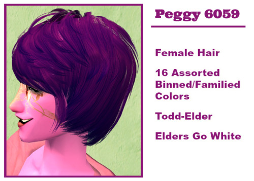 And here’s the first Peggy hair recolor of 2022! It comes in Remi’s naturals (and textur
