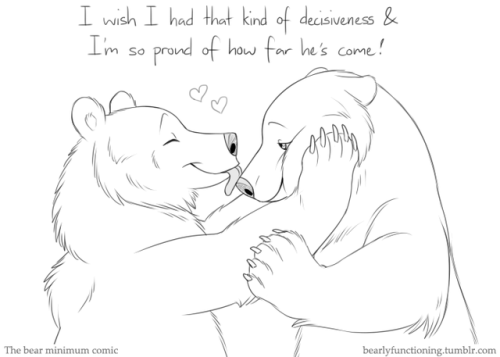 bearlyfunctioning:   Comic #116: Husband Envy - Patreon - Twitter - Facebook - Art tumblr     My husbear just finished up his schooling & Is a fully certified journeyman electrician! Its been really stressful & iv been so proud of how much study