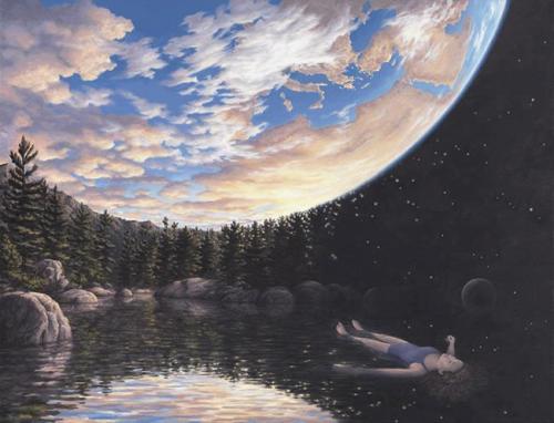 ॐ Art by Rob Gonsalves. Follow Machine Elves for more like this  ॐ