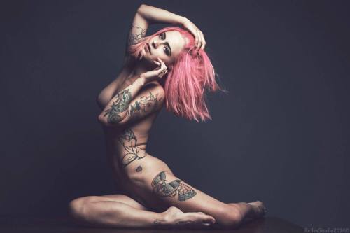 sexytattooedgirls:  Younger than yesterdayMiele Rancido seen by ReflexStudio, Milan 2014 www.facebook.com/MieleRancido