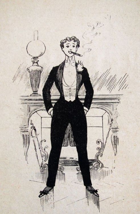 artisticallylesbian:  Gravelures de mode pour 1895 by Albert Guillaume in Gil Blas illustré, 