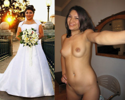 bridesandwives:  Latina Bride takes selfie