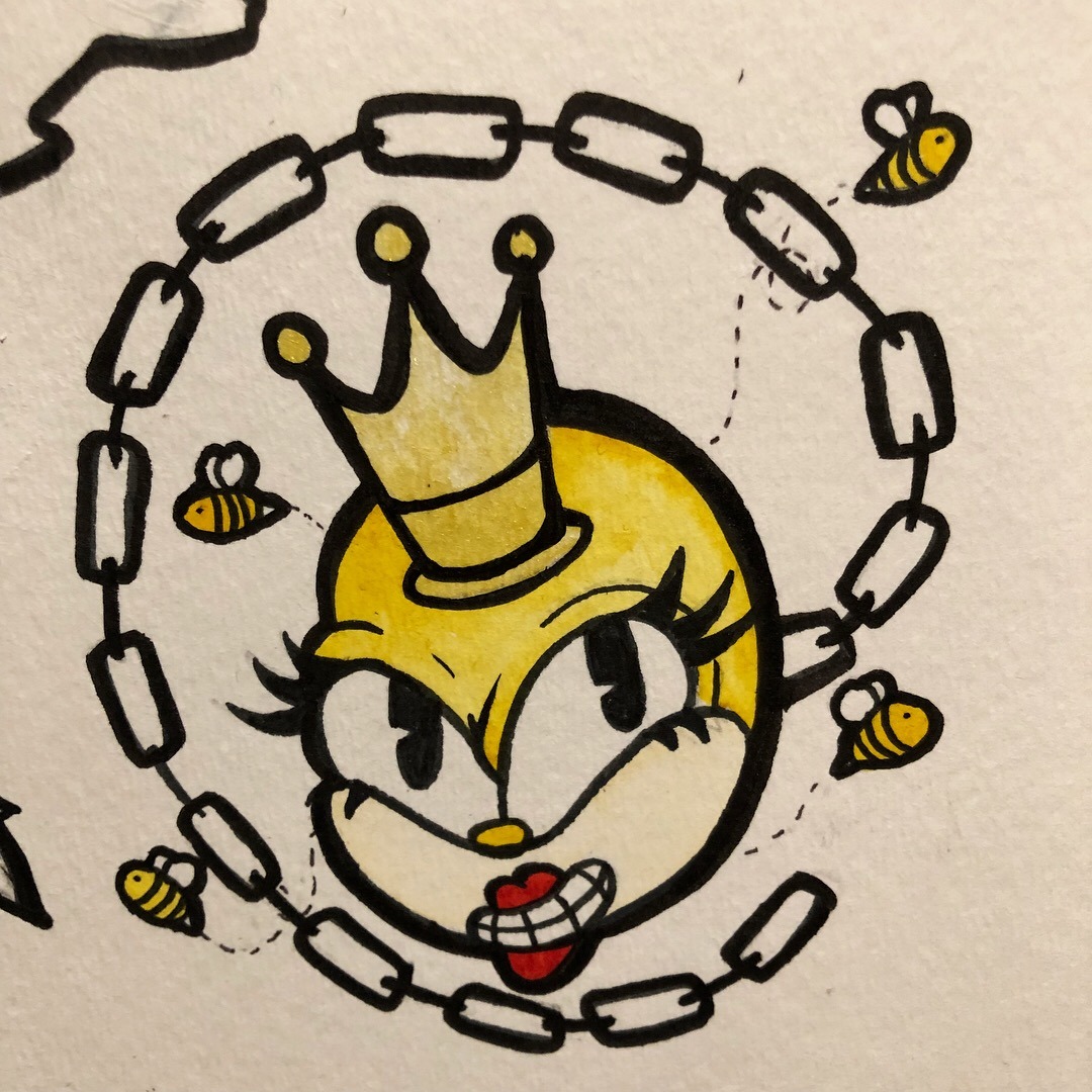 RADIOACTIVE DOLLS — Some sketches of the Cuphead tattoo flash sheets