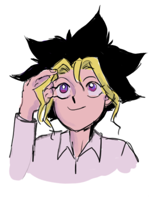 ectology: yugi hair progression Headcanon accepted