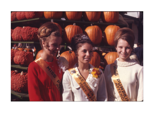 Circleville, Ohio, USA 1968 Pumpkin Queen Contest. The Contest Started In 1902, And Shown In The Photos
