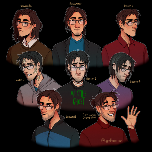 lylahammar: Jonathan Sims through the ages! ✨ I’ve been wanting to do this for a while Now you