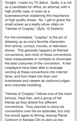 knightless:  jellybabiesandjammiedodgers:  Via Amy Schley  In case we needed further proof that Heroes of Cosplay was crap…. 