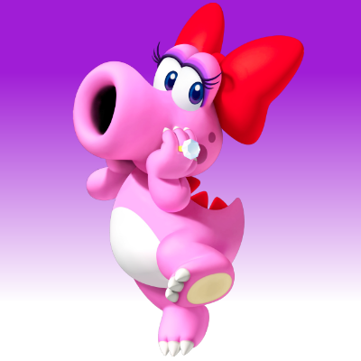 puddletumbles:  spookyhouse:  swaggaraptor:  throh:  theroguefeminist:  rachelreine:  ☆ ❤ Birdo ❤ ☆  Her name’s Birdetta guys. She’s actually a canon trans character by nintendo and many players insist on calling her by her “real” name