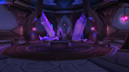 isei-silva:  Some screenshots of draenei homes and workshops around Shattrath for people to use as reference for art or writing.And the bottom two is something interesting in Auchindoun. Right in the beginning of the instance, there’s this mural-like