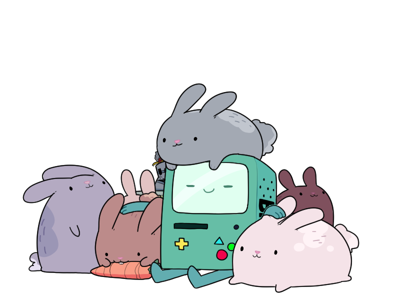 BMO and bunnies