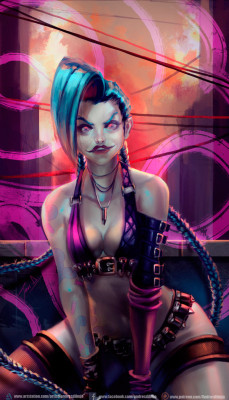 Borealisowl:  Jinx / Andres Dibuja: As, Fb, Patreonoq 