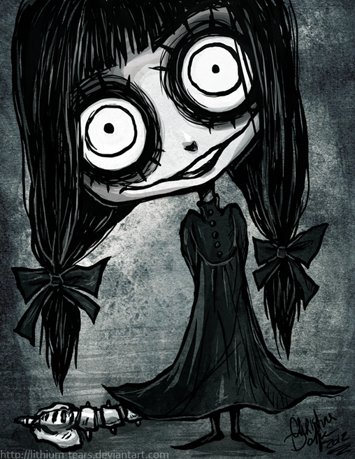 creepyartetc:  Artist: Christina Dee More creepy art