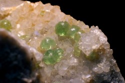 underthescopeminerals:    Variscite, Quartz