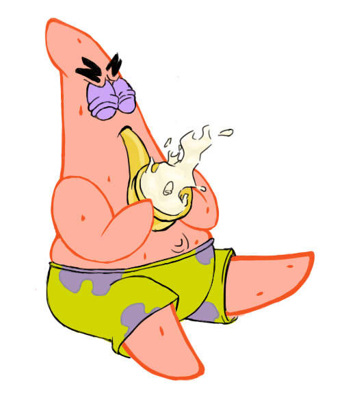 theshitfucksart:  A little commission I did for my brother, which is Patrick Star