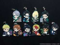 yoimerchandise:  YOI x Banpresto Ichiban Kuji Rubber Straps (Series 3: Yuri!!! on Ice ~Enjoy Your Trip~ Prize J), Acrylic Stands &amp; Keychains (Prize I), and Plastic Bag (Last Prize) Original Release Date:June 17th, 2017 Featured Characters (13 Total):V