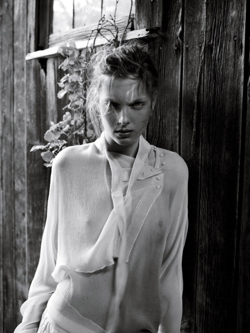 Ophélie Rupp by Patrick Demarchelier for Interview—June/July 2012