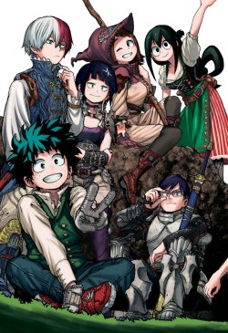 msleilei:  Removed the text from the 2nd Popularity Poll result. Transparent background! I also fixed the number on the Tsuyu’s skirt. Please credit me if you’re going to use it for anything!! 