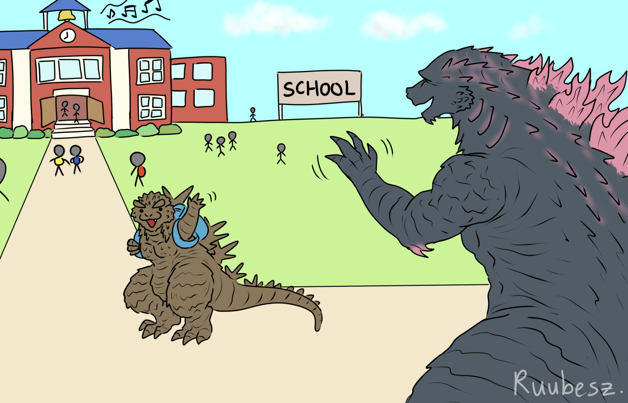 Astounding Beyond Belief — It's Minus's first day at Kaiju School! What  ever