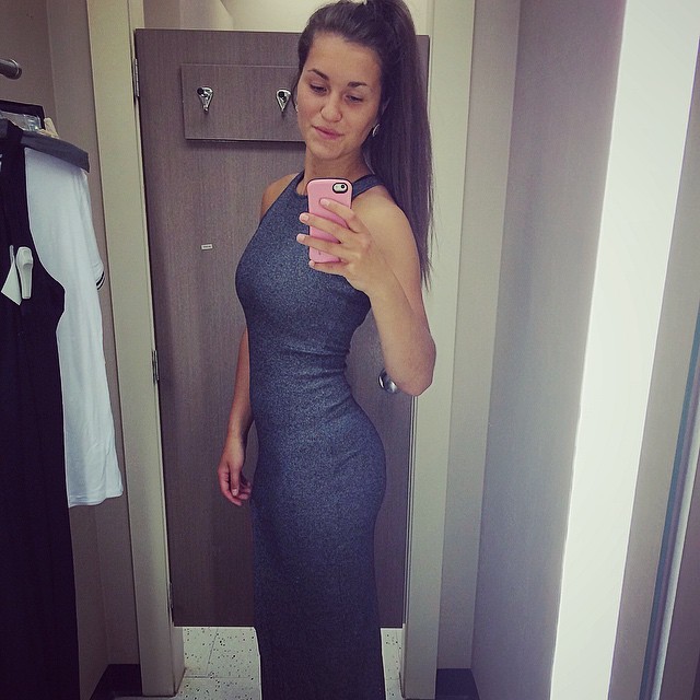 almost-naked-girl-pics:  Fitting room, trying one on â€¦ http://bit.ly/1NPuFKl