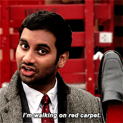 amidalias:  My entire apartment is red carpet. On top of that, leading into my bedroom,