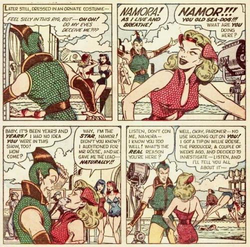 imperiuswrecked:Young Men comics #24, 25, & 27Namor’s teen years were full of interesting fashio