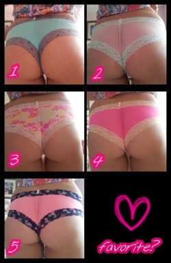 emma-babycheeks:  Went shopping again..  Which one do you like most? :) 