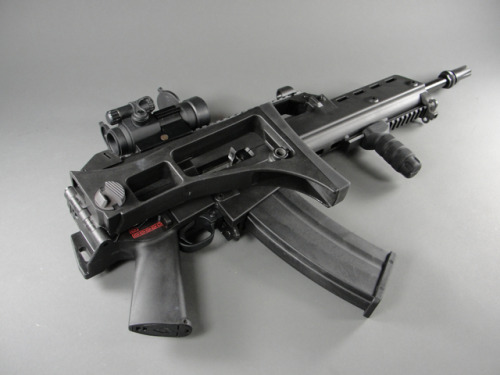 Ruger 10/22 with the Archangel Marauder HK G36 Chassis by ProMag.