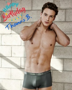 wilsonmodelmgmt:  Happy Birthday Thomas! From the Wilson Family! 🎂🎁🎈