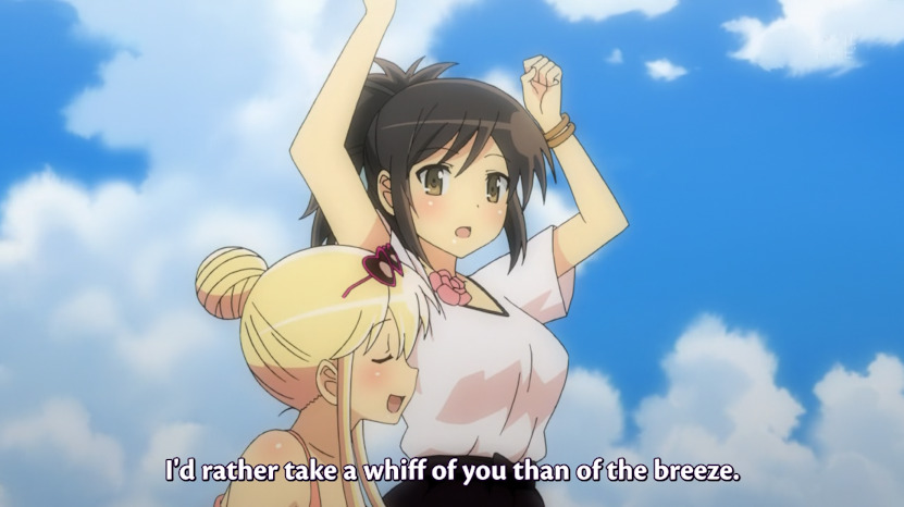 bigtitlurker:  Katsuragi is such a hypocrite. She’ll grope any girl (except Mirai)