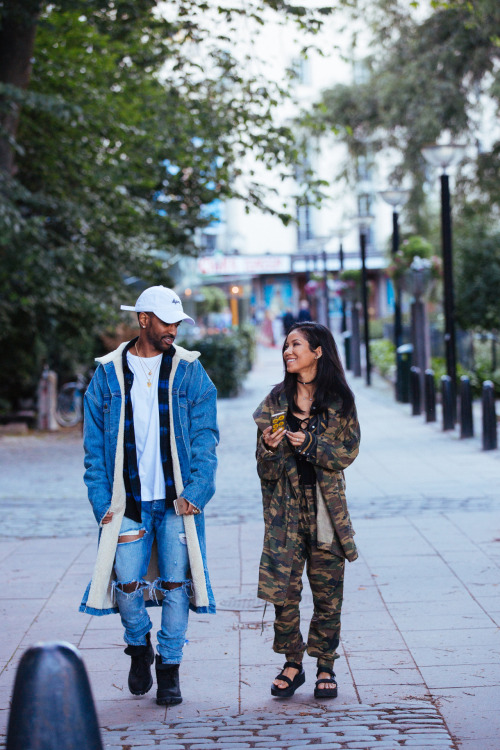 celebritiesofcolor:Big Sean and Jhene Aiko in Sweden