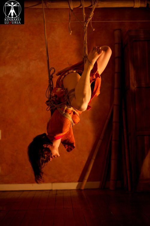 kinbakuluxuria:Model Mademoiselle O, image by Morgana F. Full set on http://www.kinbakuluxuria.com/dir/mademoiselle-o