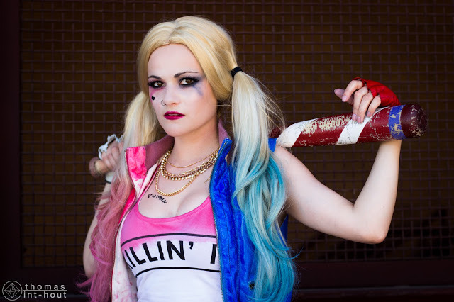 queens-of-cosplay:  Harley QuinnCosplayer:   ESKJ Shoes &amp; Art  Photographers:  