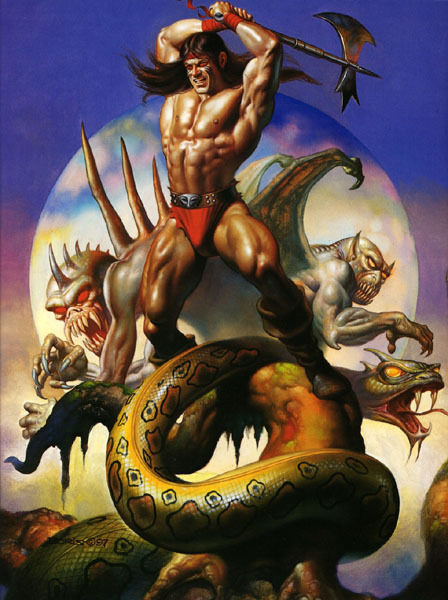 Ax Man -Boris Vallejo