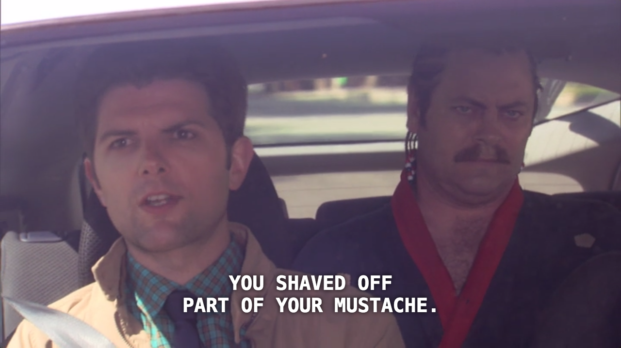 nbcparksandrec:  Well, razors are rather expensive.
