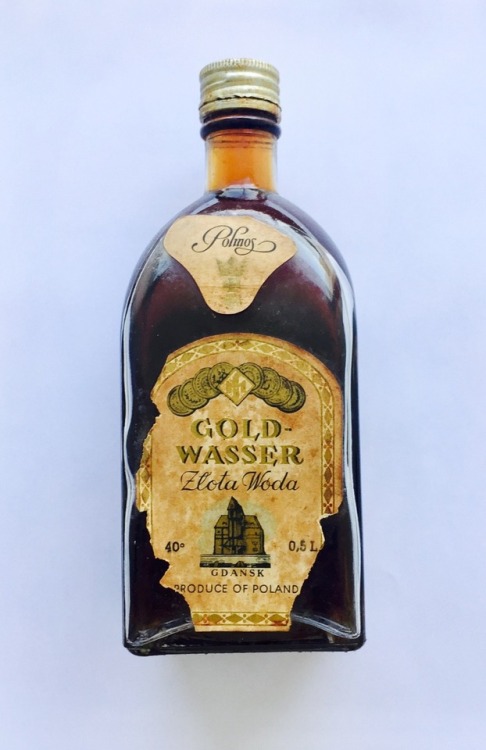 Gold Wasser, Gdansk, Poland. This bottle of vodka once belonged...