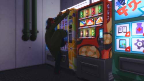 Just Wanted Some Cute Ss Of Her Using The Vending Machine...