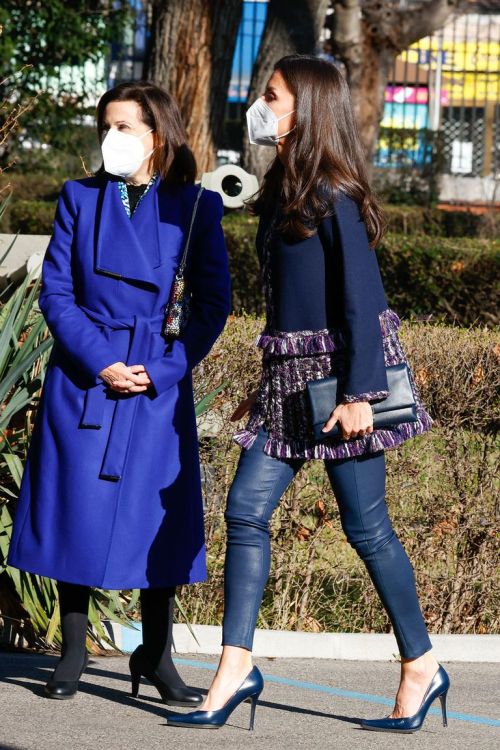 February 18, 2022: Queen Letizia chaired a work meeting on the occasion of the 150th anniversary of 