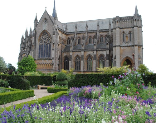 hvllucinvtion: plantulent: tearyplant: beuhaus: Wild flowers surrounding Artundel Cathedral pale/pla