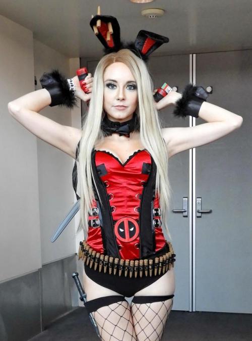 XXX irishgamer1:  cosplaygonewild:  Bunny Deadpool photo