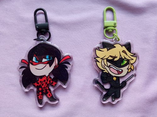 ✨SHOP UPDATE!!✨,,, again a small one-This time with Miraculous Ladybug charms!! Including Chat Noir,